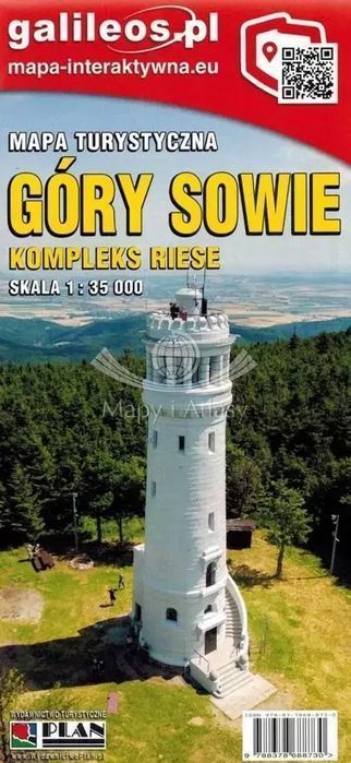 Mapa - Góry Sowie 1:35 000. Plan