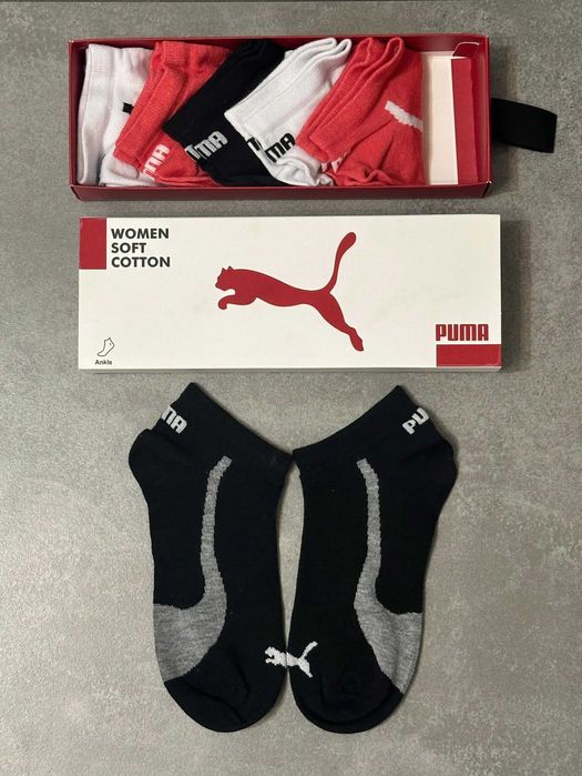 Skarpetki w pudelku logowane puma nowość boss jakość armani premium