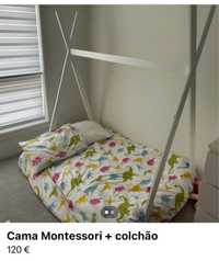 Cama montessori mais colchao zippy