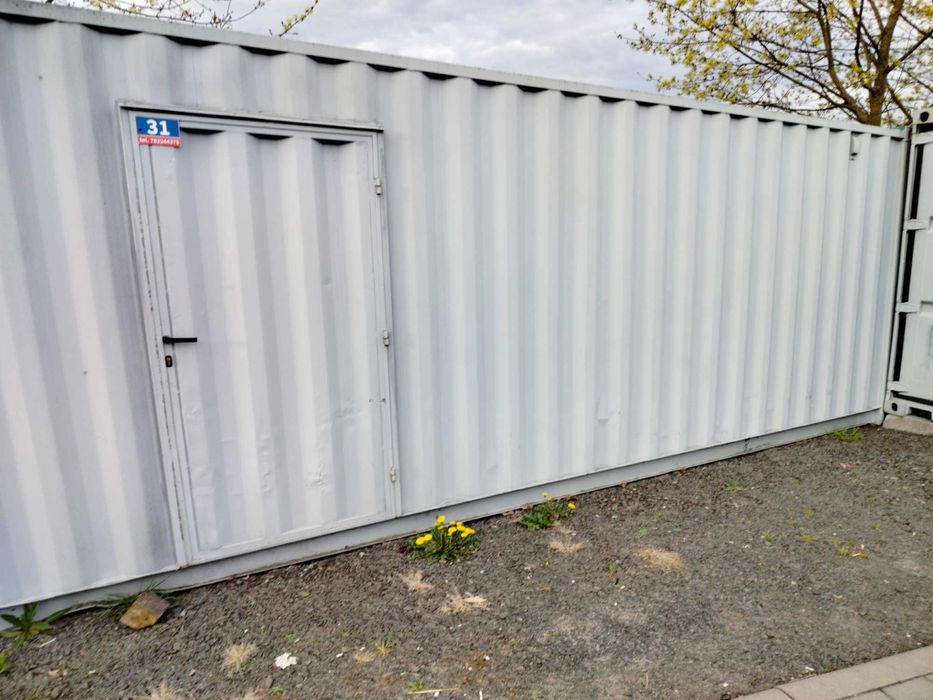 kontener garaż magazyn   12m2 bezpieczny  monitoring alarm !!!