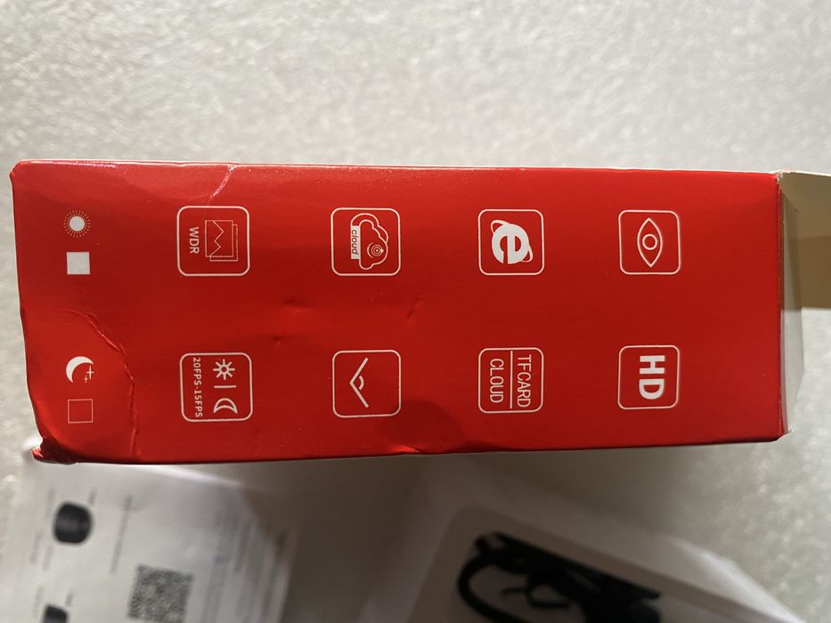 Mini câmera hd em cor branco