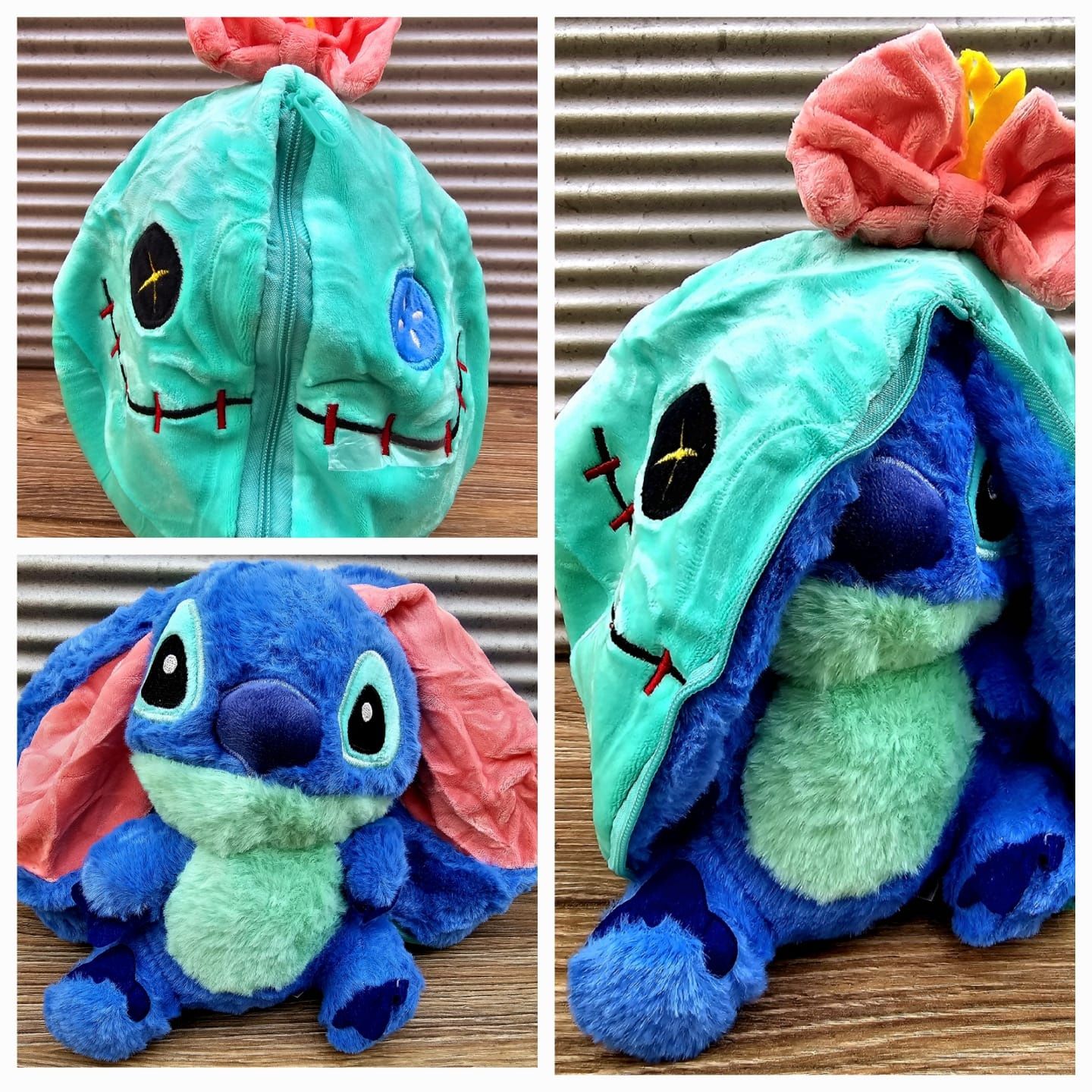 Stich rozpinana maskotka pluszak dla dzieci nowy