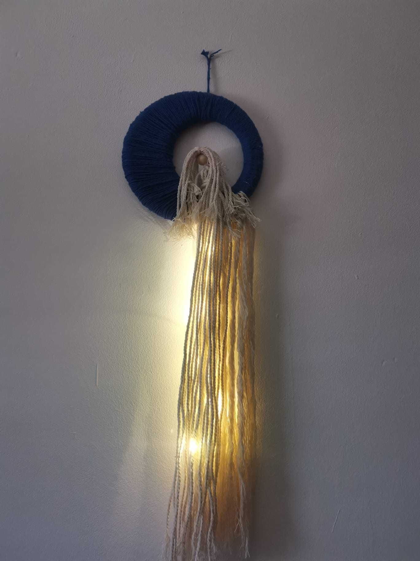 Caça sonhos /macramé/ com luzes