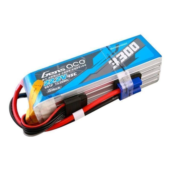 Gens Lipo Plug 45C Ec5 6S1P 22.2V G-Tech Akumulator 3300Mah Konektorem