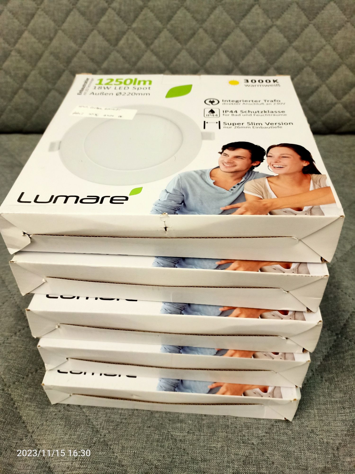 Lampy LED wpuszczane