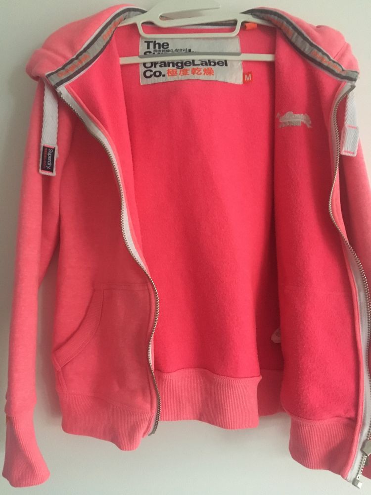 Bluza dresowa SuperDry róż damska S/M 36/38