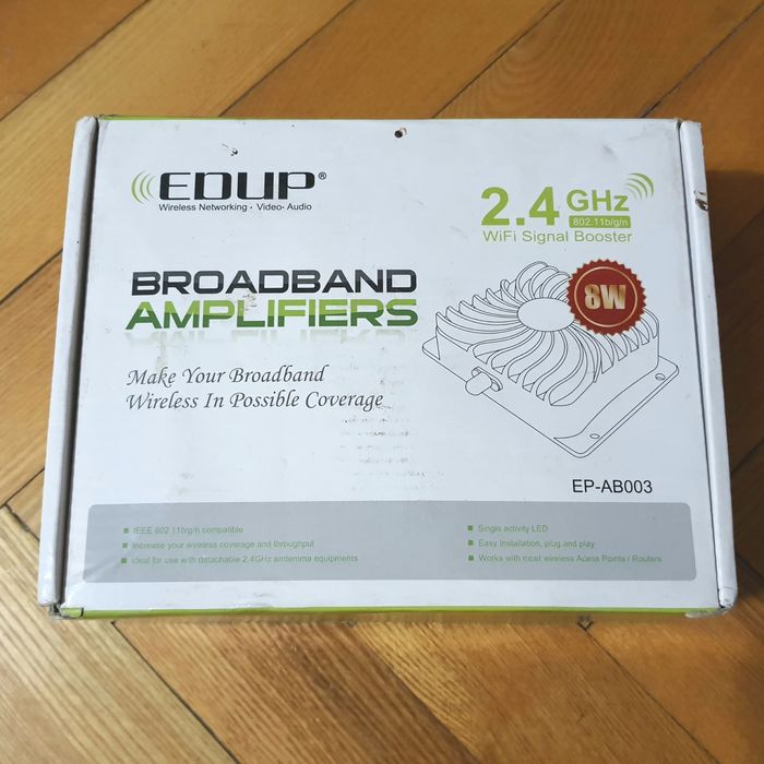 Wi-Fi підсилювач (бустер) EDUP EP-AB003 2400-2500 МГц