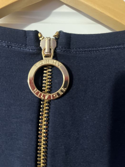 Tommy Hilfiger sukienka damska M granat elegancka