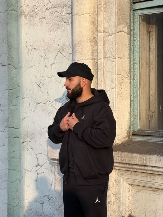 ОРИГІНАЛ‼️ Зіп-худі Air Jordan Brooklyn oversized оверсайз zip hoodie