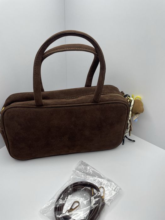 РОЗПРОДАЖ ‼️Сумка Miu miu міу люксової якості шоколадного кольору