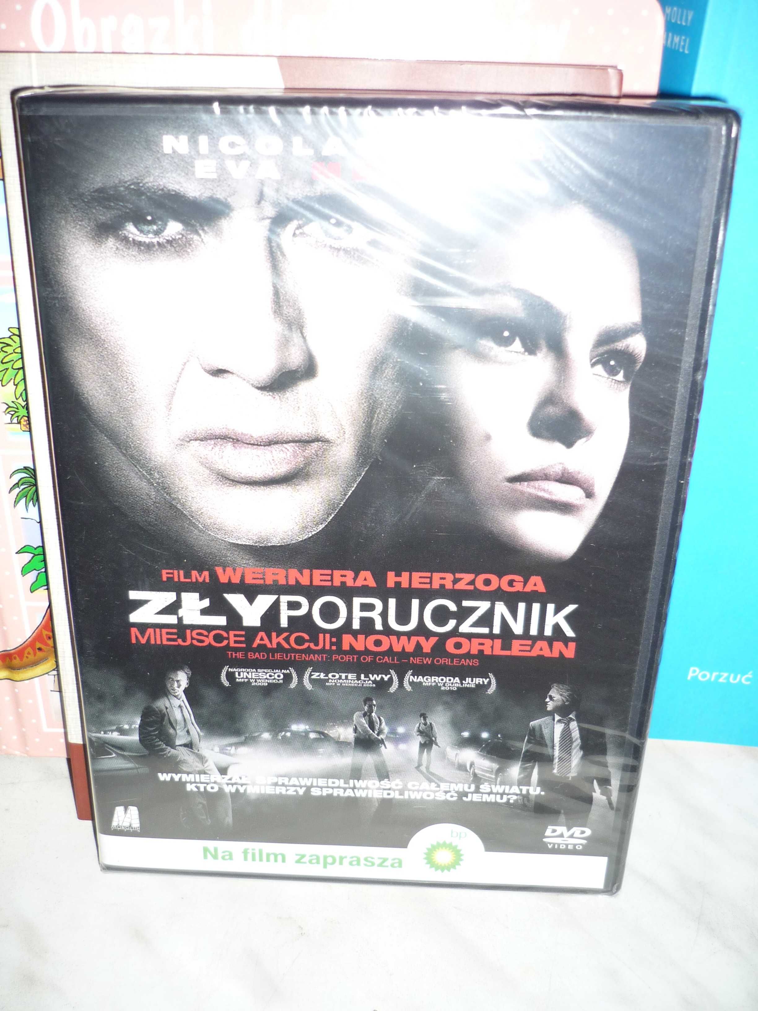 Zły porucznik , Nicolas Cage , Eva Mendes , DVD , nowy , folia.