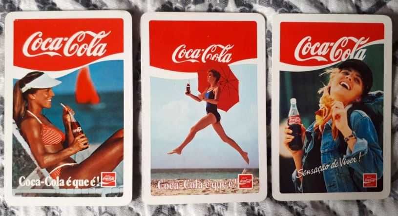 Conjunto de 3 Calendários Antigos Coca-Cola