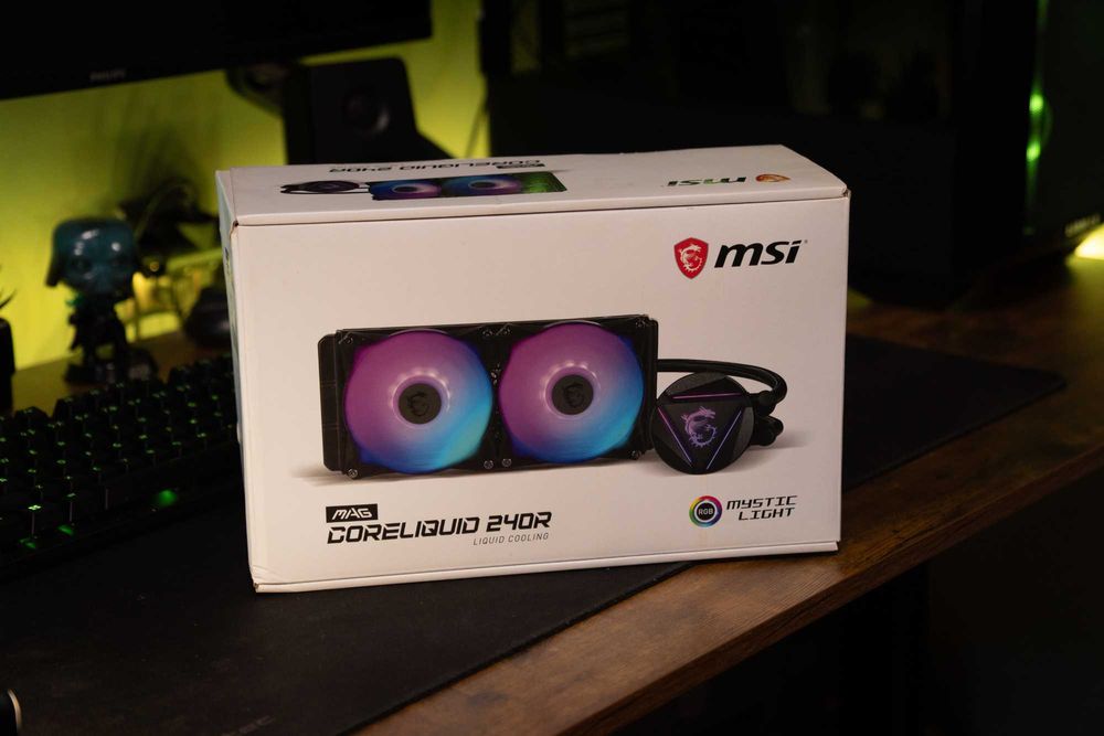 Chłodzenie wodne MSI MAG CoreLiquid 240R (Nieużywane, komplet, ARGB)