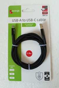 Kabel USB-A na USB-C 2.0 1,5m