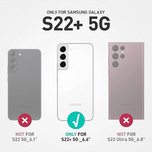 Etui Wielokolorowe do Samsung Galaxy S22 Plus - Najlepsza Ochrona Tele