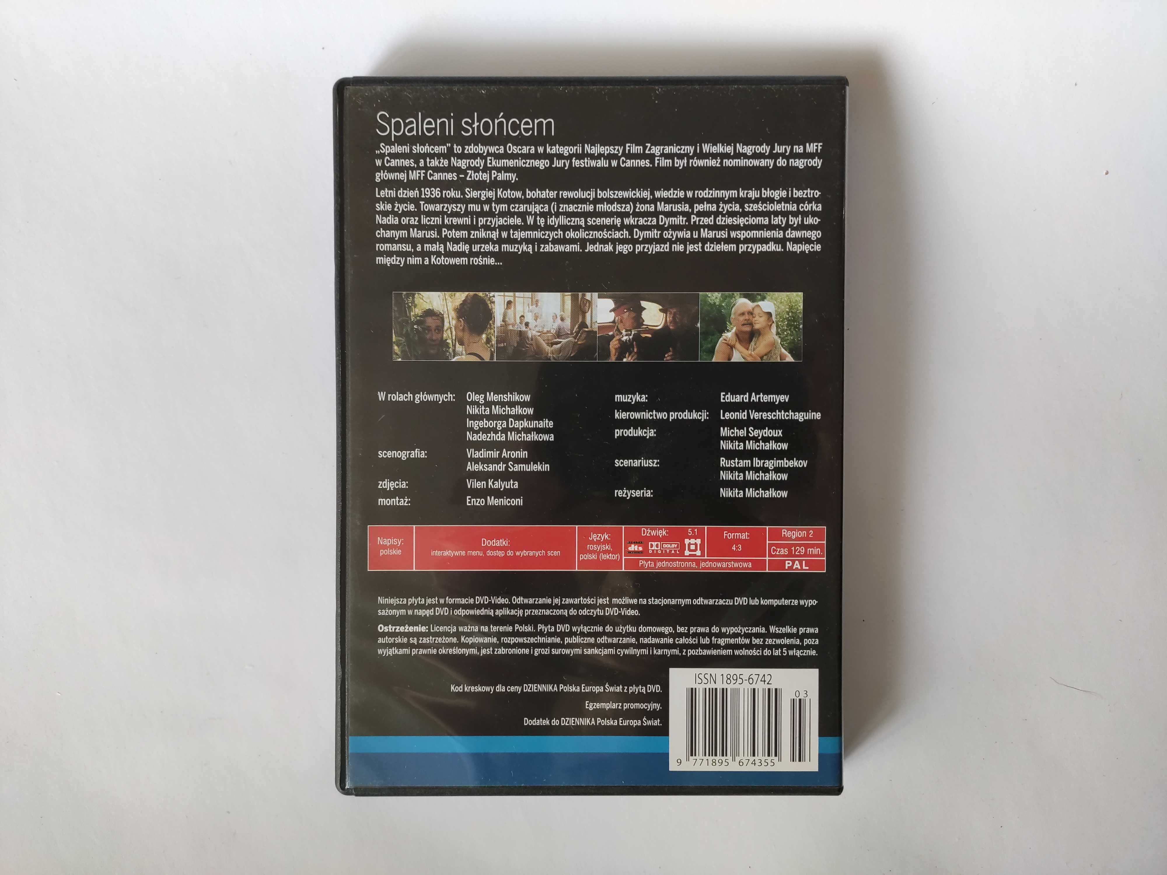 Film DVD "Spaleni słońcem" N. Michałkow