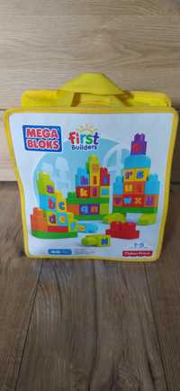 Klocki Fisher Price 40 el. + oryginalna torba.