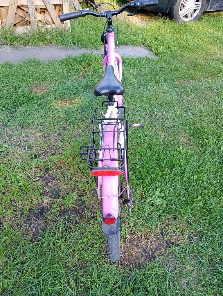 Rower dziecięcy różowy