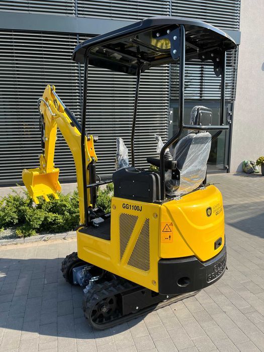 Nowa Minikoparka GG1100J, Kubota, Joysticki, Gunter Grossmann
