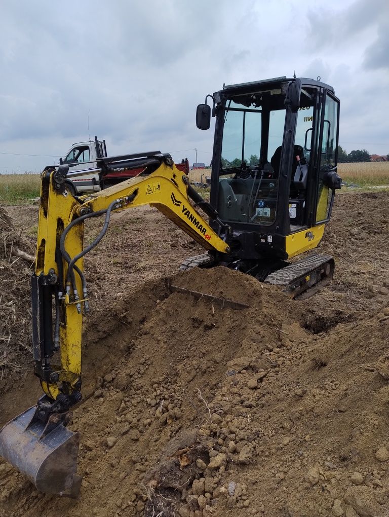 Minikoparka Janmar sv19 z grudnia 2021r, pełen serwis,