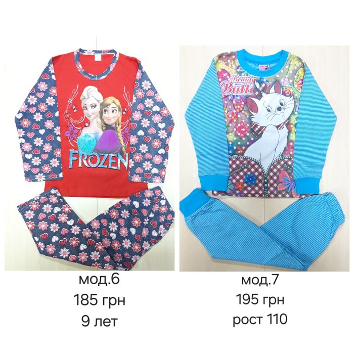 Пижамы детские и подростковые на мальчиков и девочек