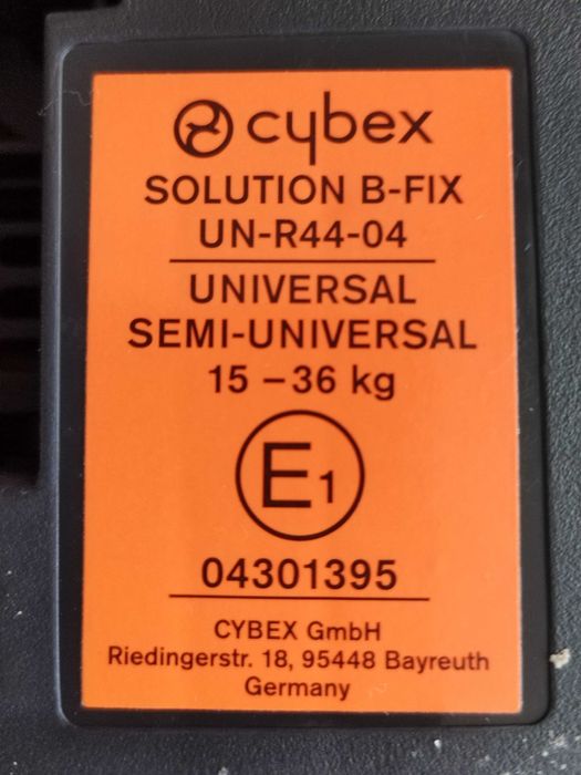Fotelik samochodowy Cybex Solution B-Fix