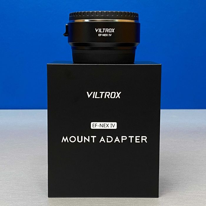 Adaptador de AF Viltrox EF-NEX IV (Canon EF - Sony E-Mount) - NOVO