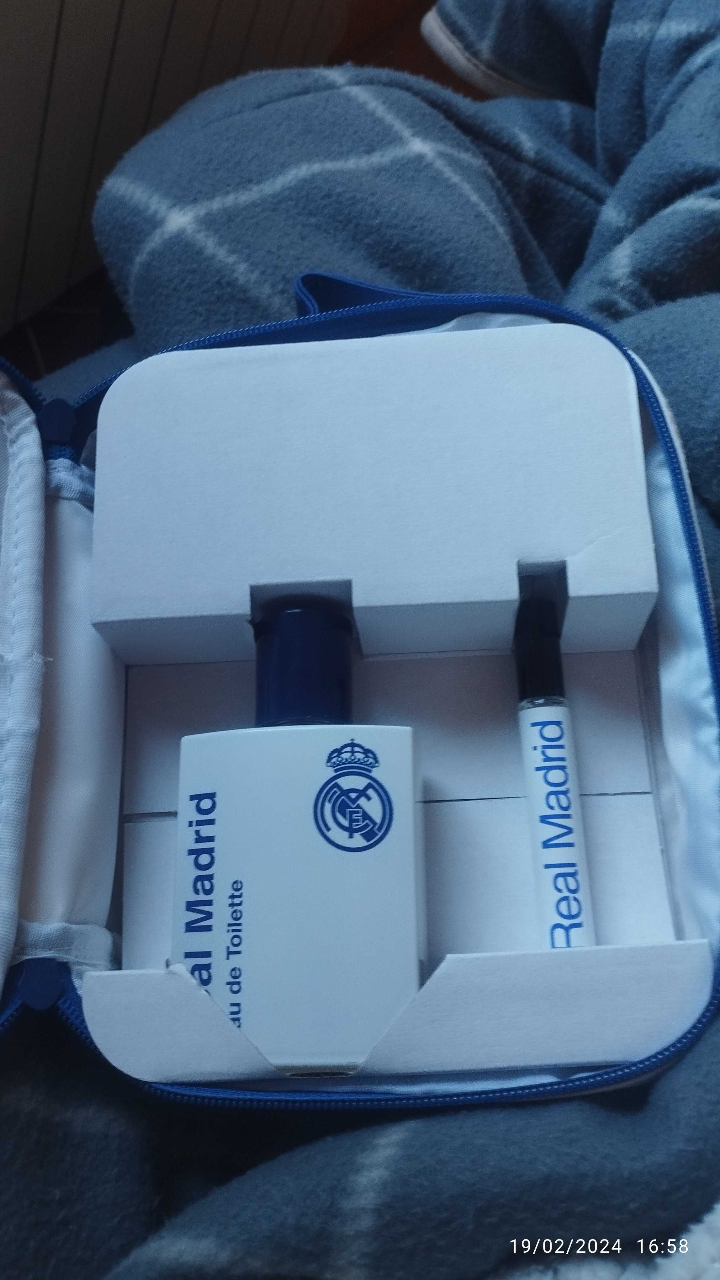 Perfume Real Madrid com nécessaire e desodorizante NOVO