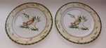 2 talerze deserowe Giesche Fine Porcelain ptaki