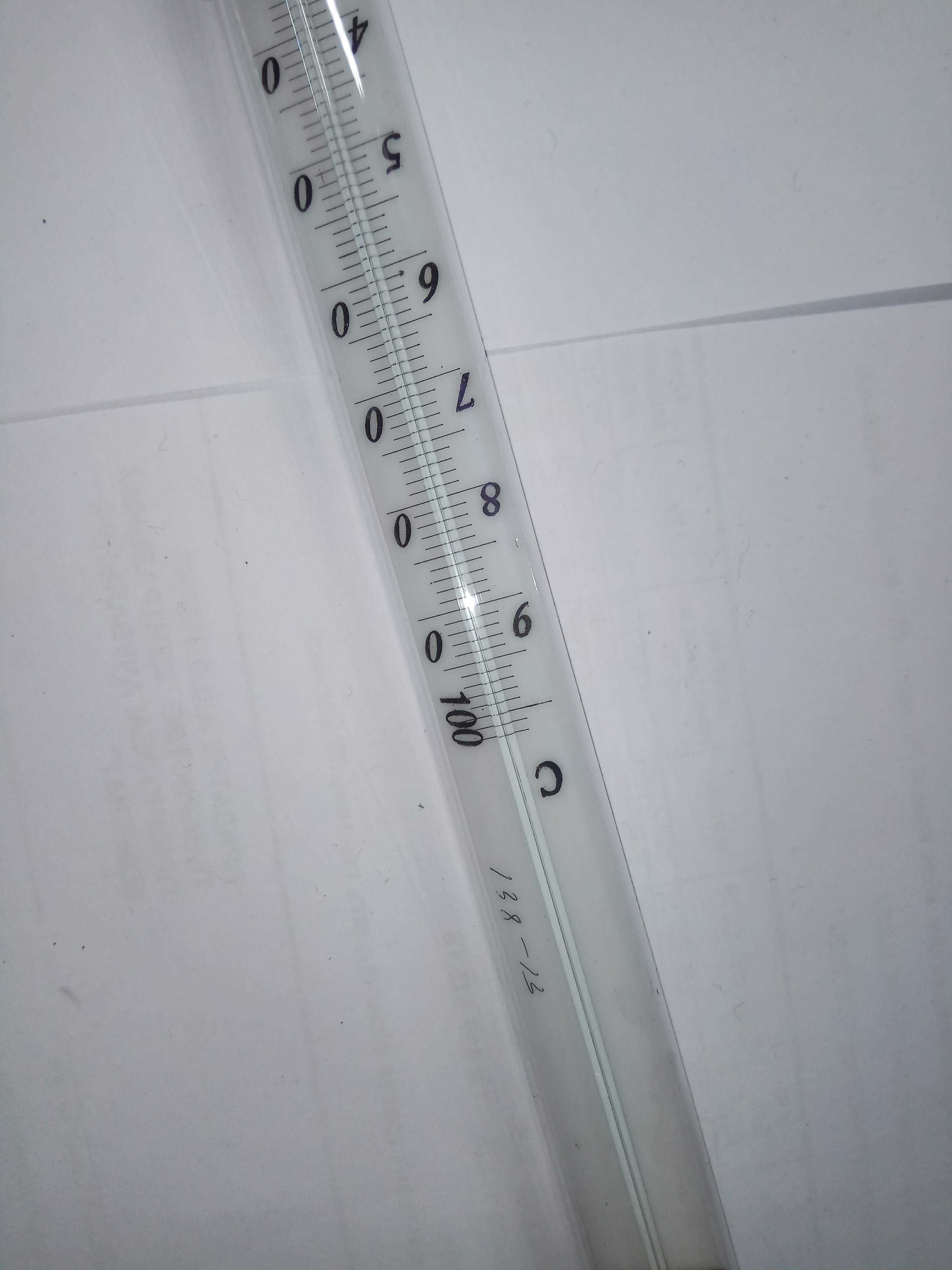 Термометр жидкостный стеклянный прямой