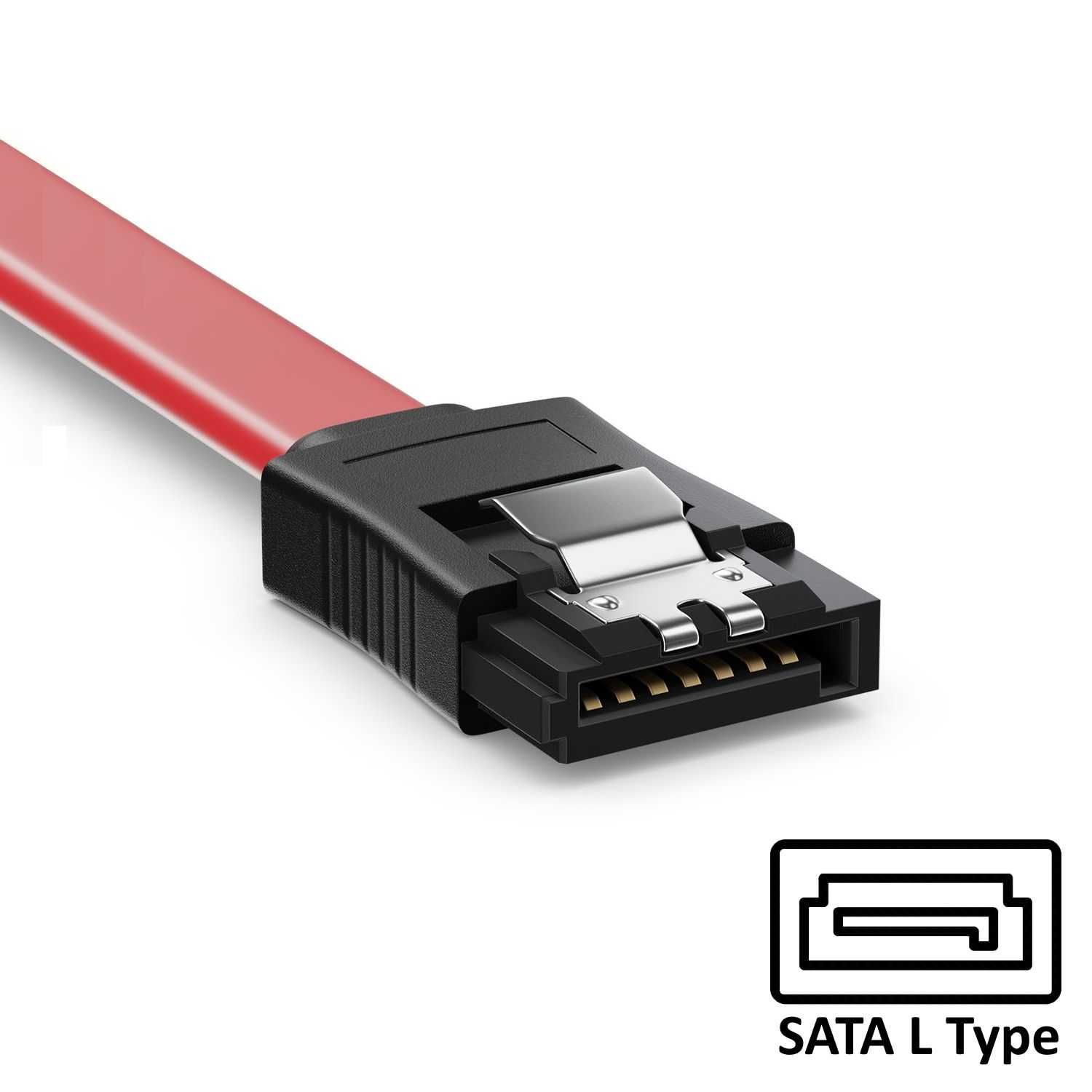 Cabo SATA III Macho-Macho 7 Pinos 6GBs