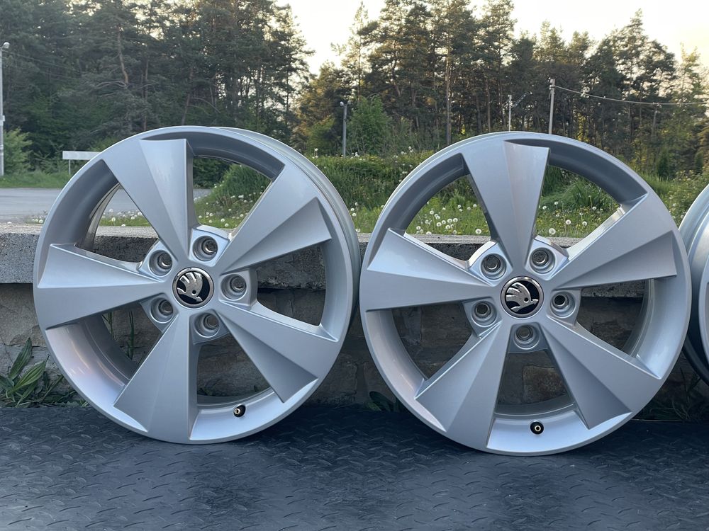 Original Skoda R16 5x112 ET46 Vw golf passat, Seat, Audi