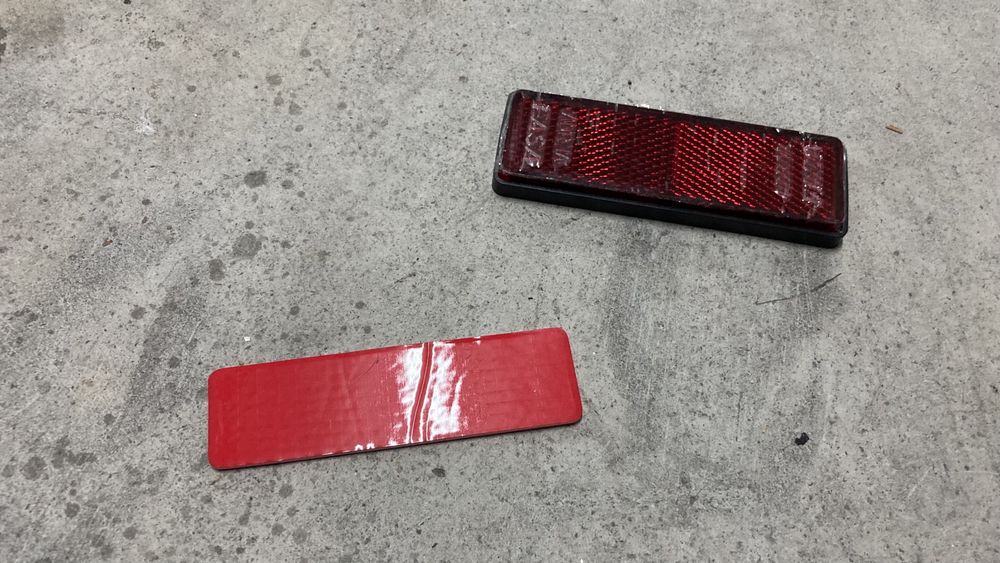 Refletor autocolante mota/bicicleta