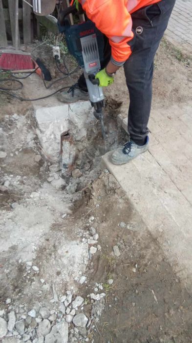 Rozbiórki -Wyburzenia Demontaż Skuwanie Wywóz Gruzu Zrywanie Demolka