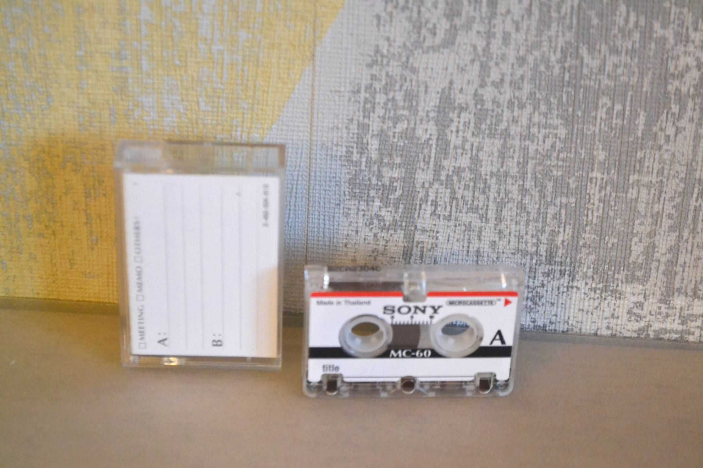 mikrokaseta micro cassette SONY MC-60 do dyktafon magnetofon MC60