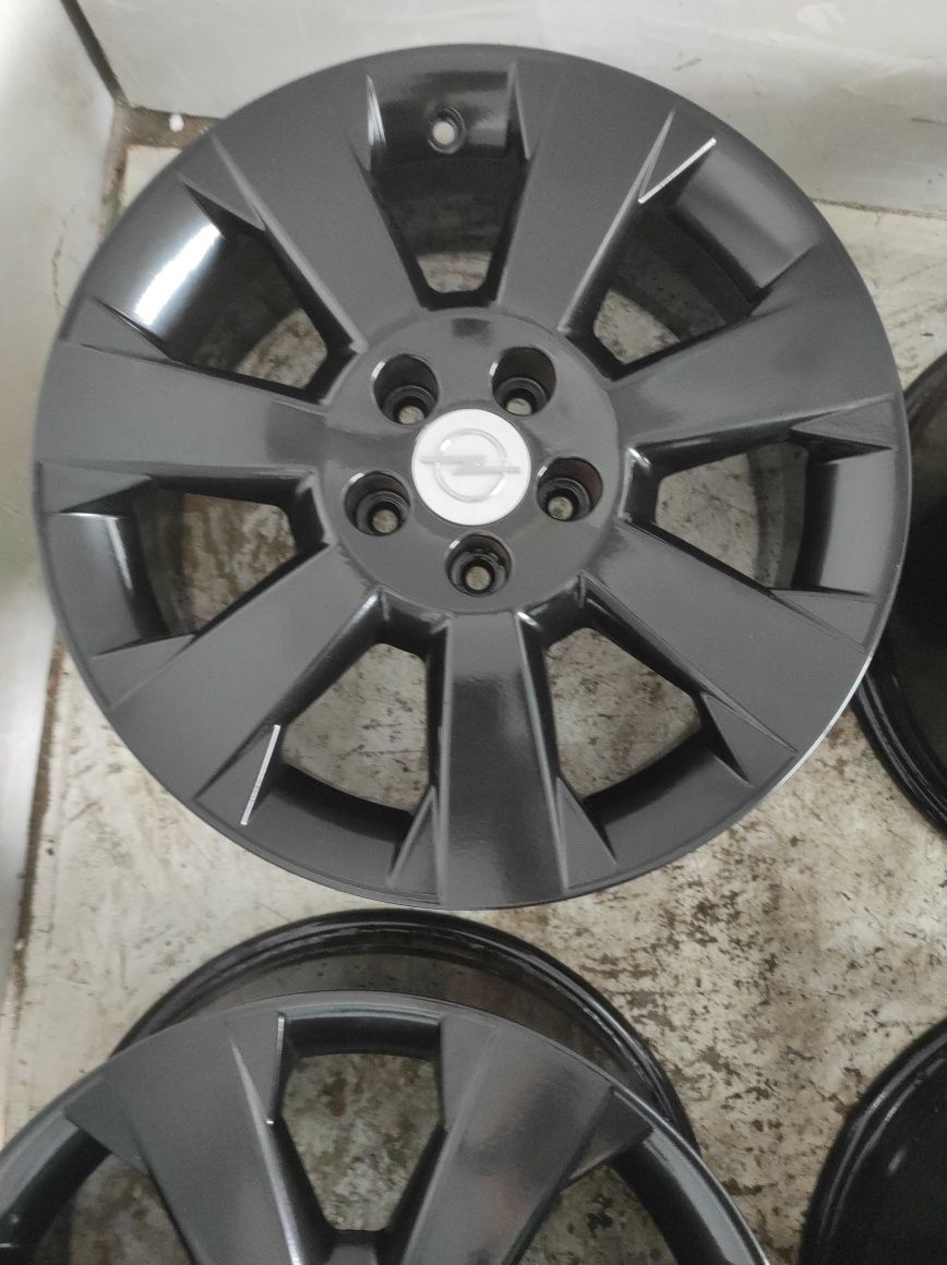 138 Felgi aluminiowe ORYGINAŁ OPEL R 17 5x110 Bardzo Ładne Czarne