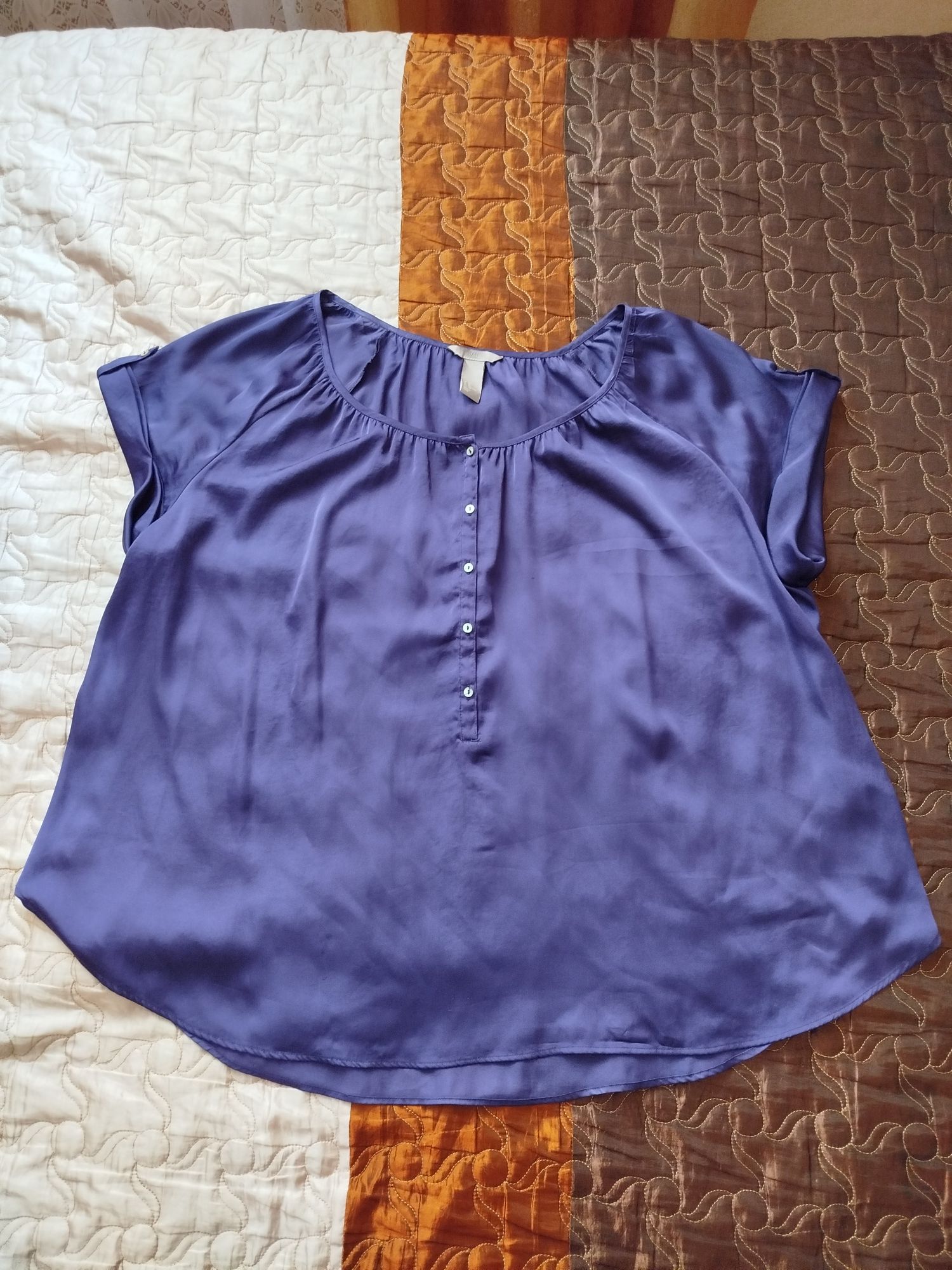 Elegancka bluzka, fiolet, r. 50, H&M
