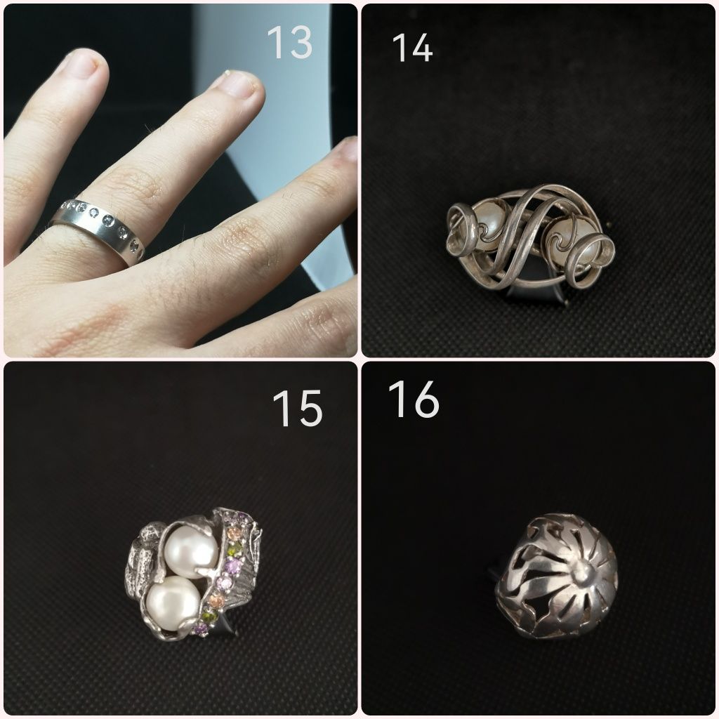 Novos - Anéis em prata contrastados, desde 26€