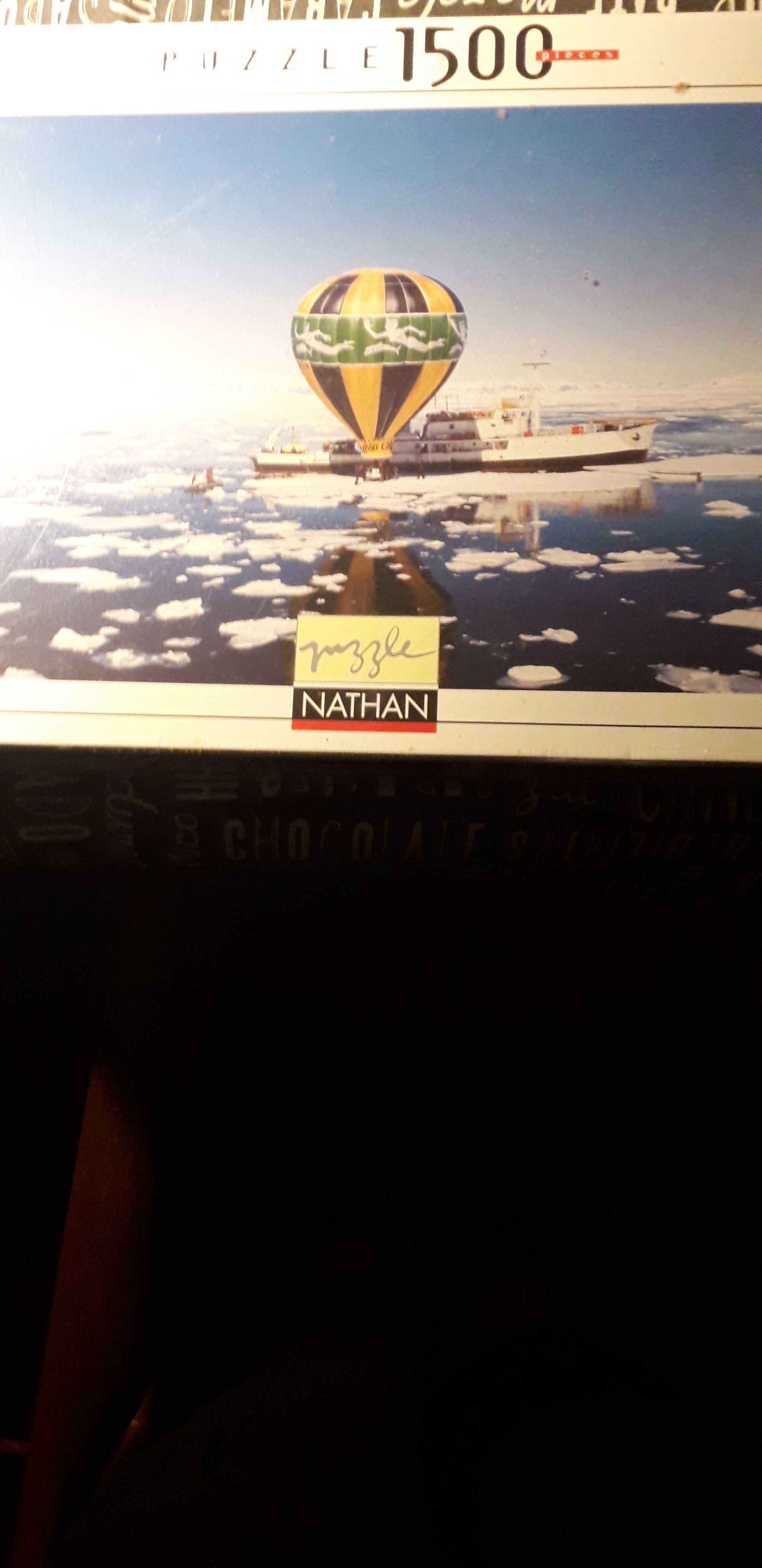 2 puzzles de 1500 peças novos com embalagens por abrir