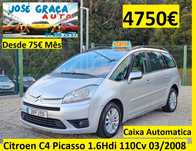 Citroën C4 Grand Picasso 1.6Hdi 110cv CX/Auto 7 Lugares 03/2008