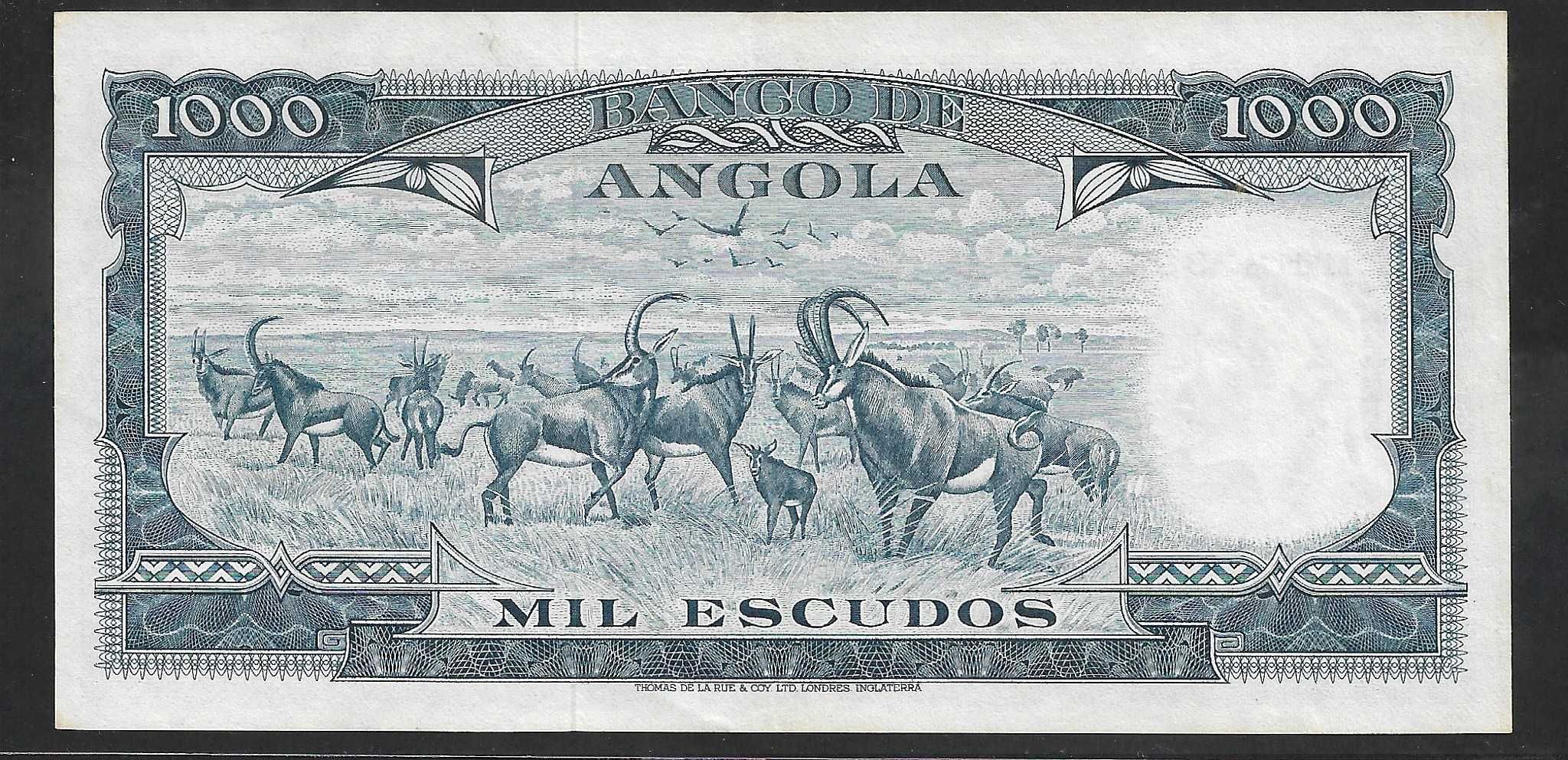 Nota de 1000 Escudos - Angola