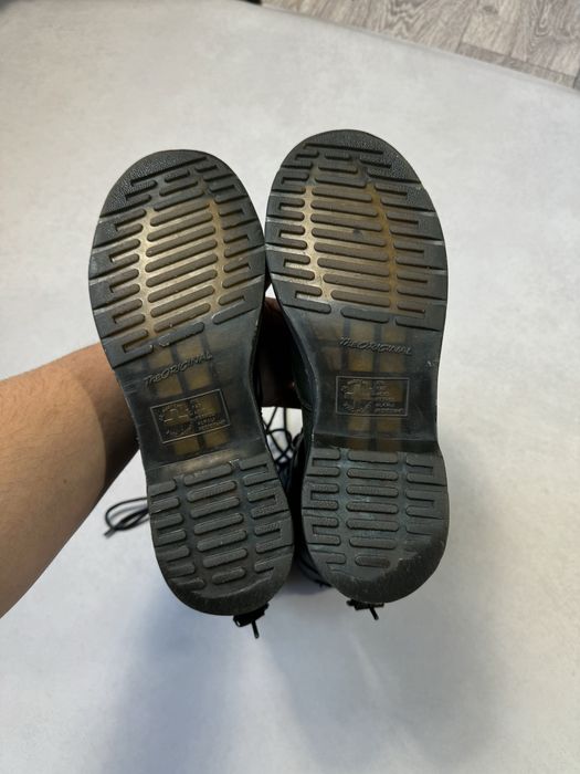 Кожаные ботинки Dr. Martens женские высокие сапоги (оригинал)