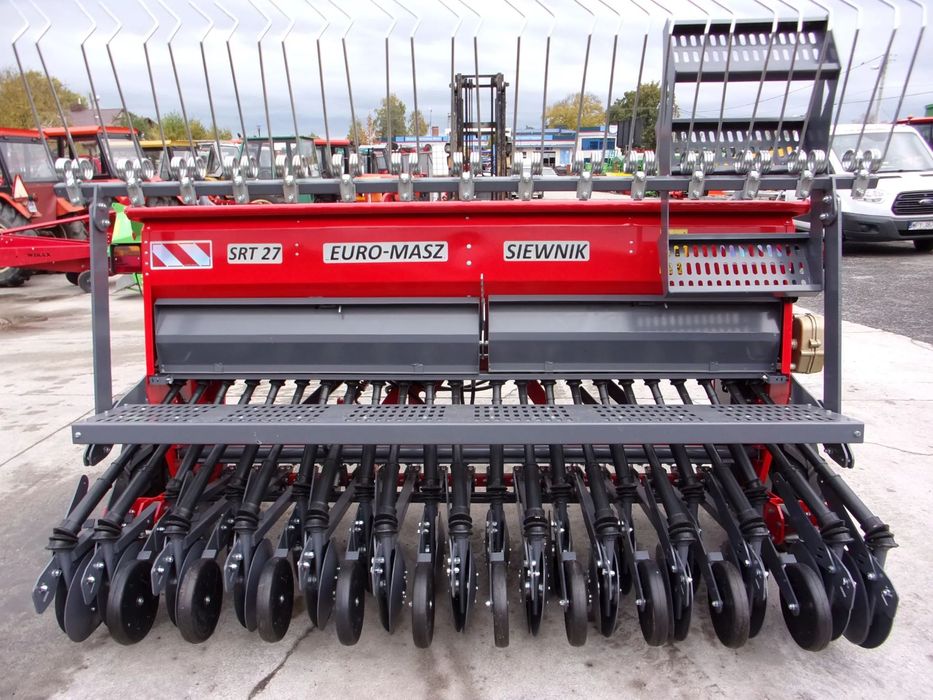 Meprozet Siewnik talerzowy, stopkowy-redlicowy, SR25/SRT25, SR27/SRT27, SR30/SRT30, S107, S107T, poplonów S119, nabudowany SNT30 agregat uprawowo siewny Euro-Masz, Akpil, Agro-Masz