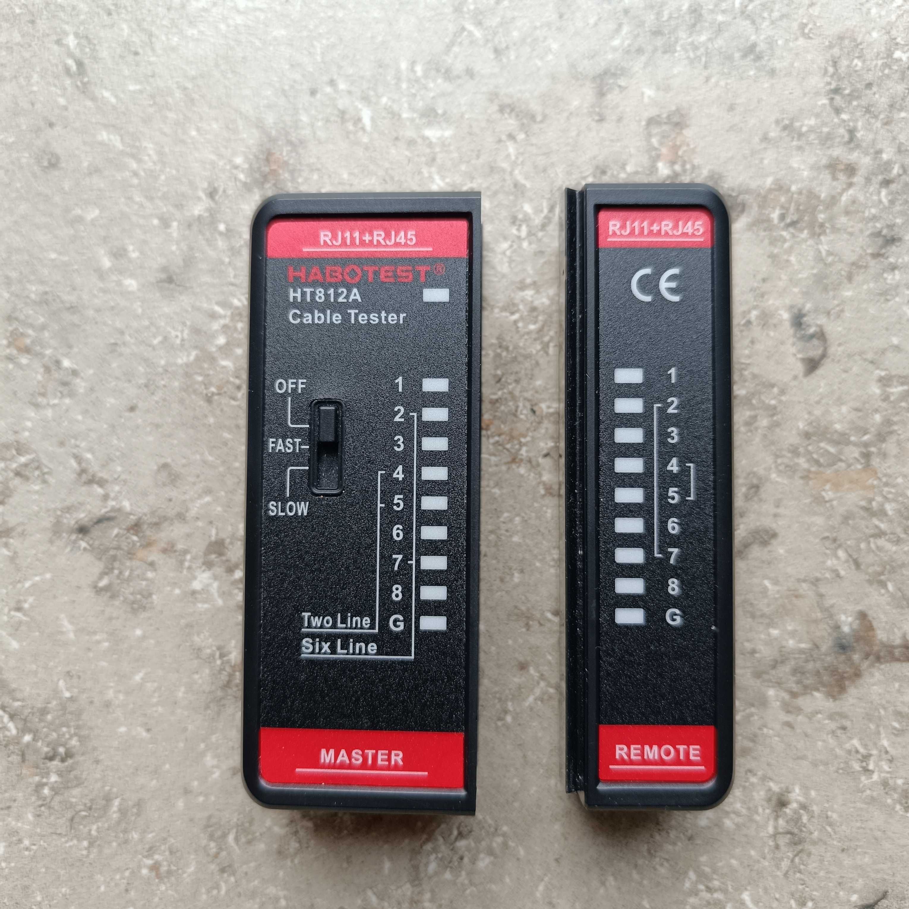 Tester Przewodów Sieciowych Rj11 / Rj45 Habotest Ht812A