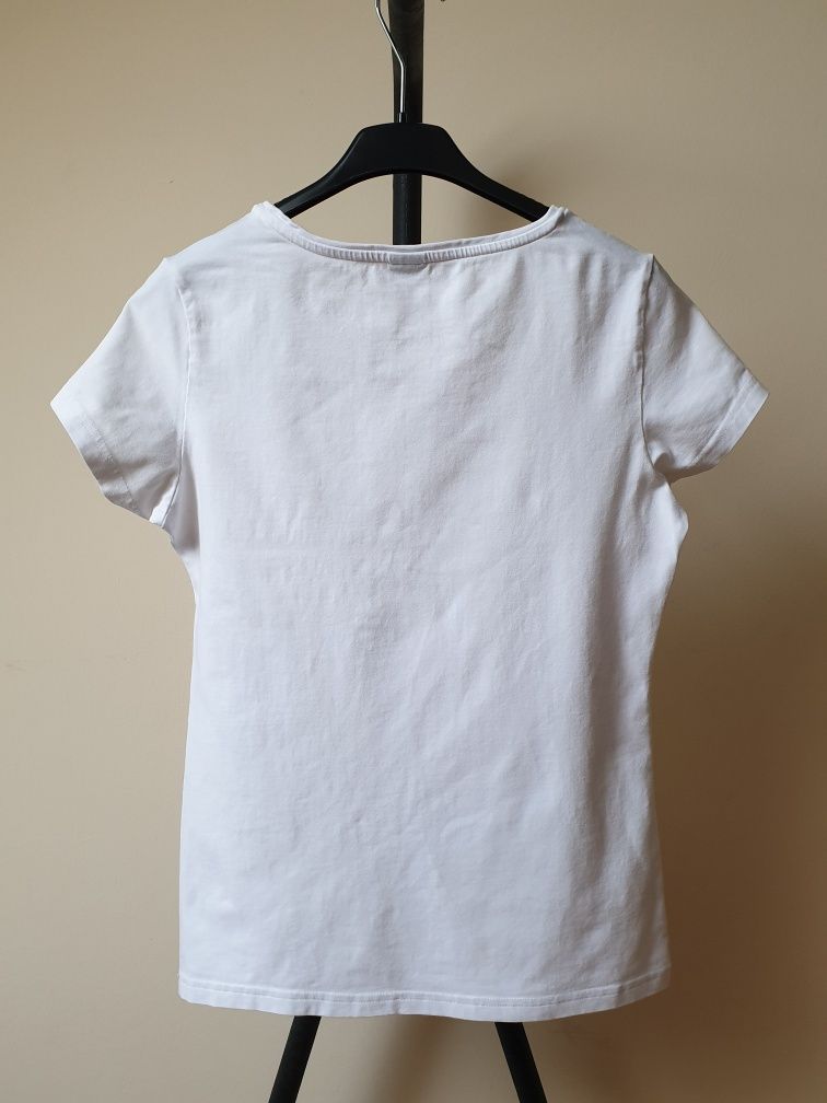 T-shirt basic biały 4F