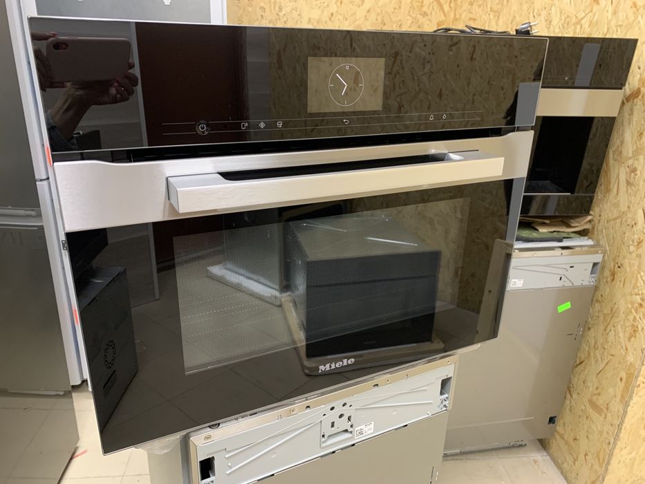 Духовка з СВЧ Miele H 7640 BM EDST/CLST  CleanSteel