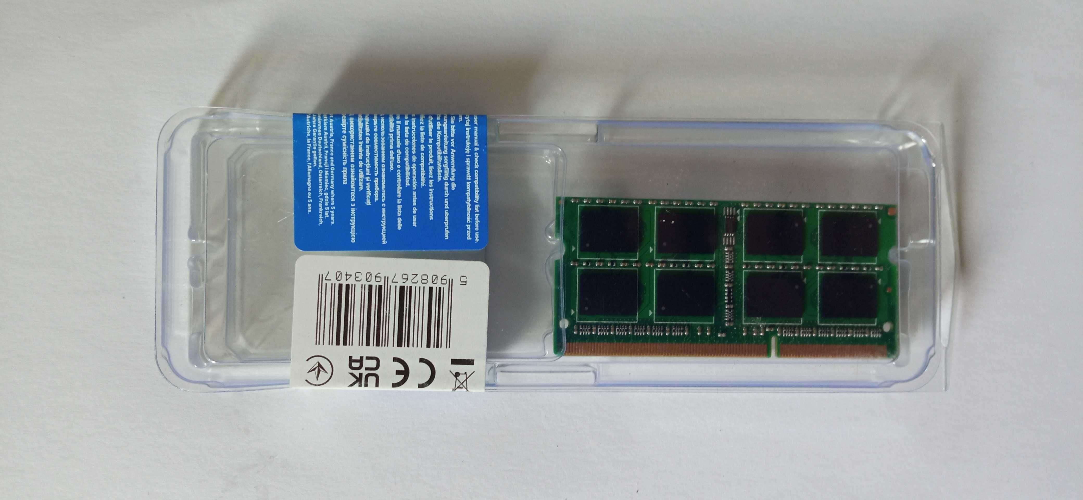 Модуль пам'яті для ноутбука SoDIMM DDR3 8GB Goodram (GR1600S364L11/8G)