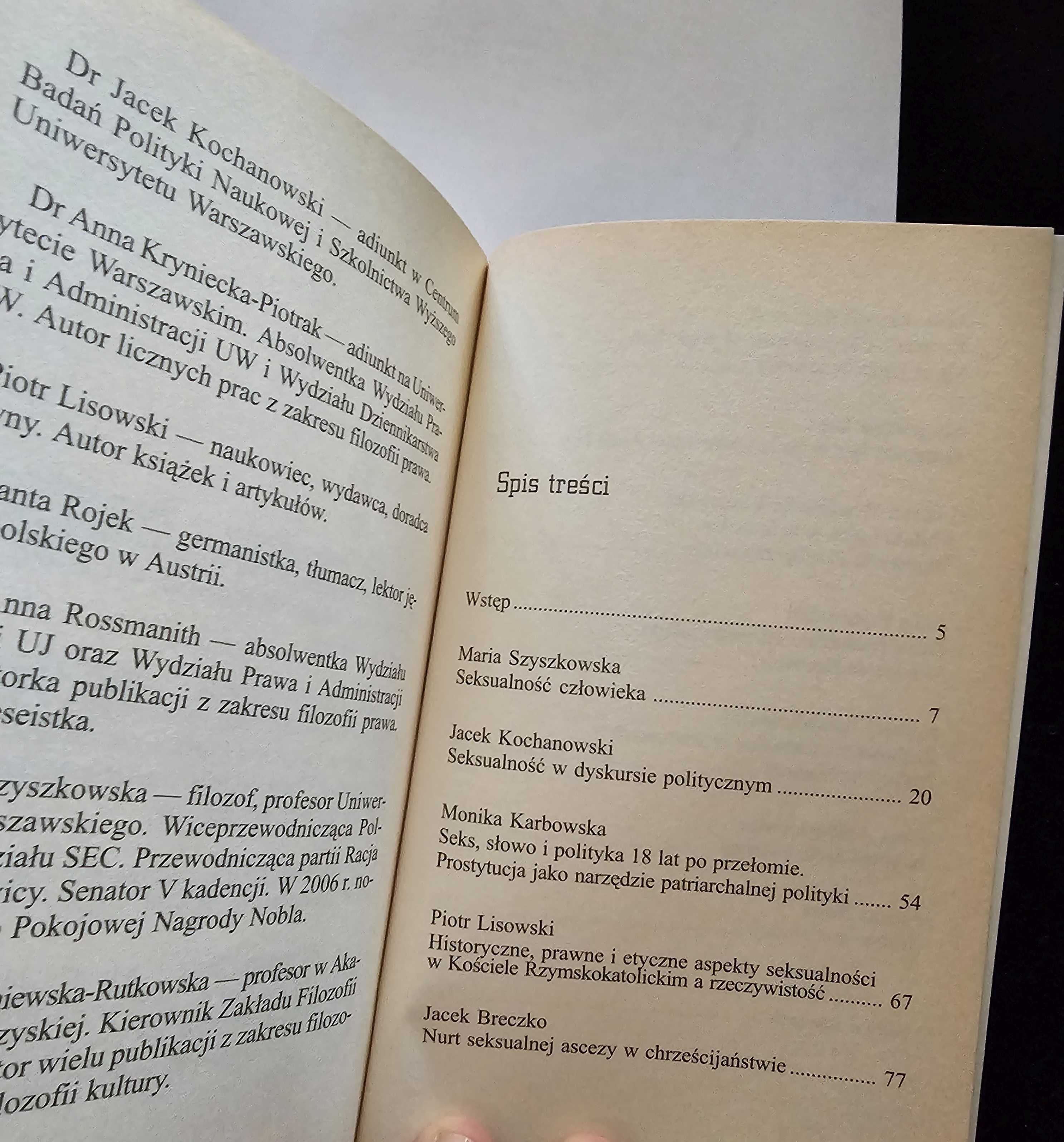 Seksualność człowieka i obyczaje a polityka - Szyszkowska