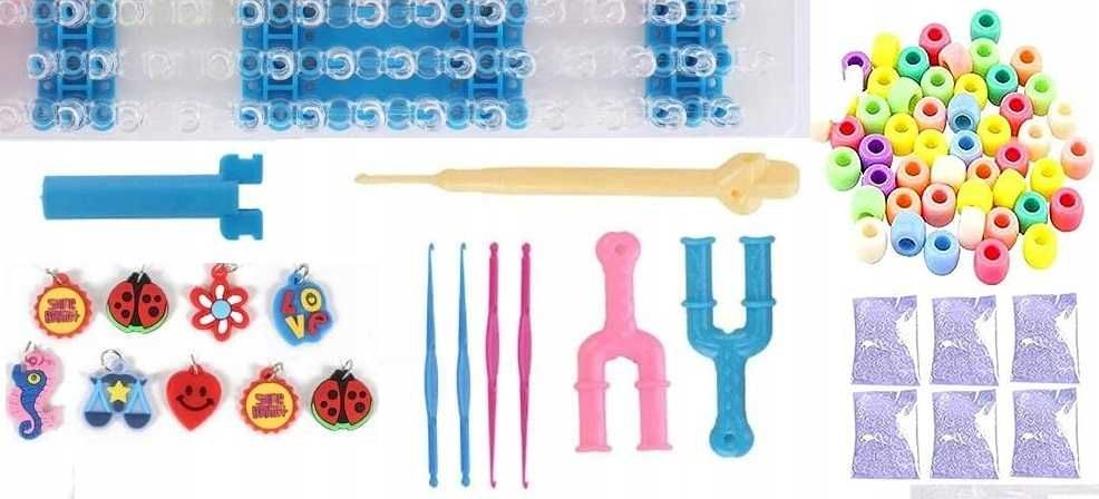 LOOM BANDS Gumeczki do Robienia Bransoletek 4800 Sztuk