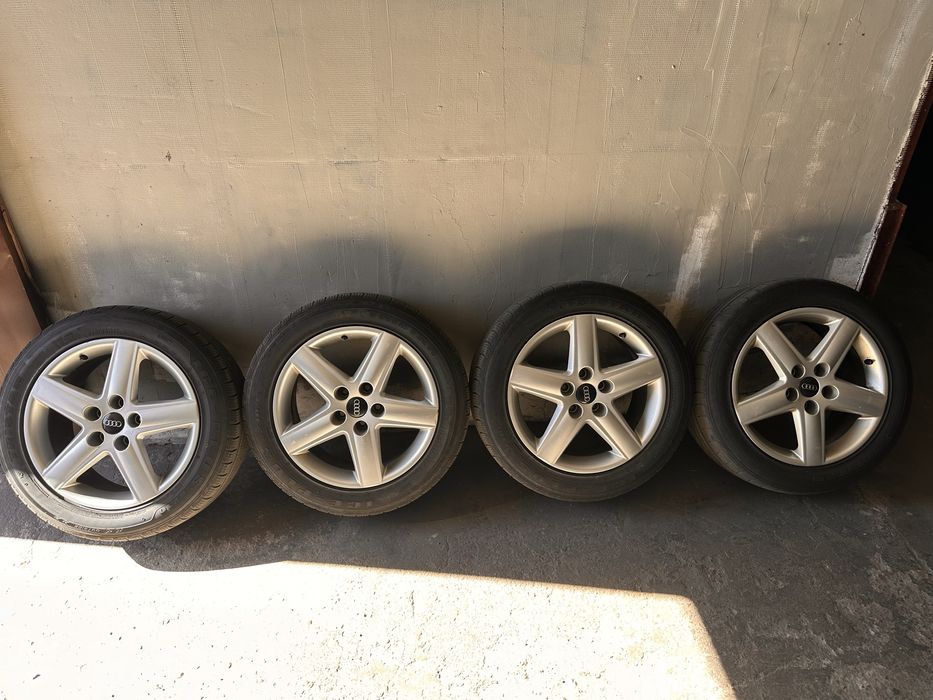 Koła Audi sline 5x112 z oponami zima 17